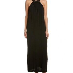 NWT Ella Moss Navy Halter Sleeveless Maxi Gown XS